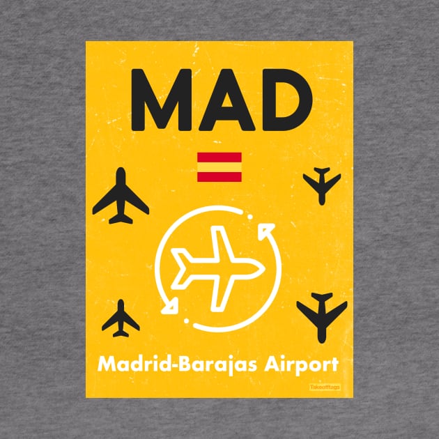 MAD airport tag by Woohoo